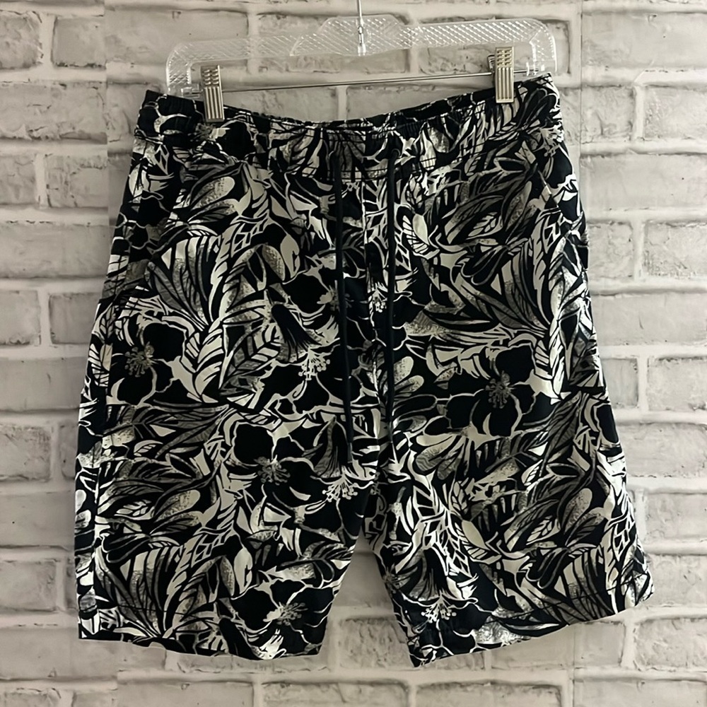 Brooklyn Calling by Aeropostale | Men's Floral Print Jogger shorts, swim shorts
